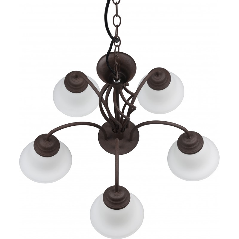 107,95 € Free Shipping | Hanging lamp Trio Rustica Ø 60 cm. Living room and bedroom. Rustic Style. Metal casting. Oxide Color