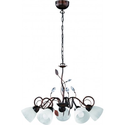 119,95 € Free Shipping | Hanging lamp Trio Traditio Ø 70 cm. Living room and bedroom. Rustic Style. Metal casting. Oxide Color