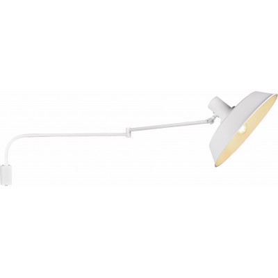 Luz de parede interna Trio Bolder 36×29 cm. Luz direcional Sala de estar e quarto. Estilo moderno. Metais. Cor branco