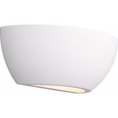 Aplique de pared interior Trio Roma 25×10 cm. Yeso. Color blanco