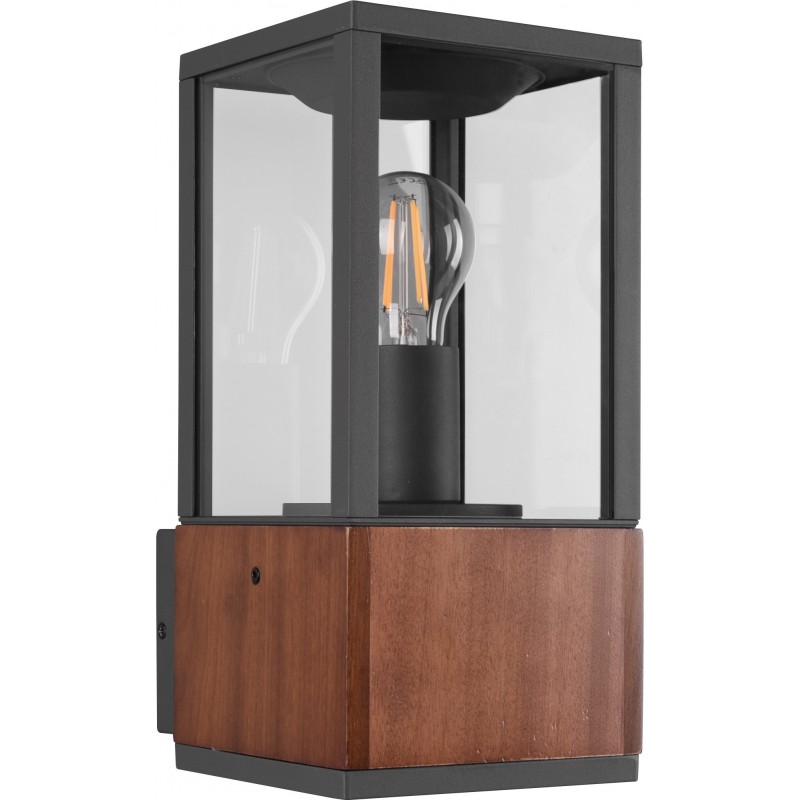 109,95 € Free Shipping | Outdoor wall light Trio Garonne 30×14 cm. Terrace and garden. Modern Style. Wood. Brown Color