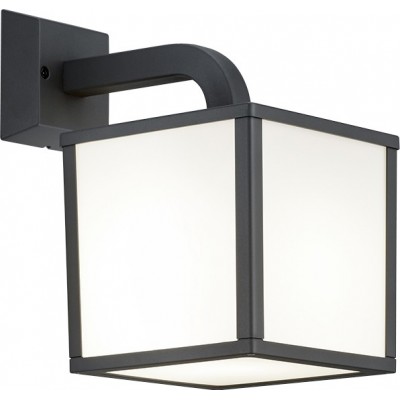 Applique da esterno Trio Cubango 5W 3000K Luce calda. 28×18 cm. LED sostituibile Fusione di alluminio. Colore antracite