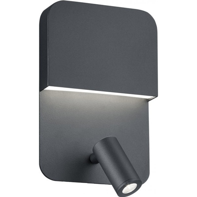 73,95 € Free Shipping | Indoor wall light Trio Luigi 5W 3000K Warm light. 20×14 cm. Integrated LED Living room and bedroom. Modern Style. Metal casting. Black Color