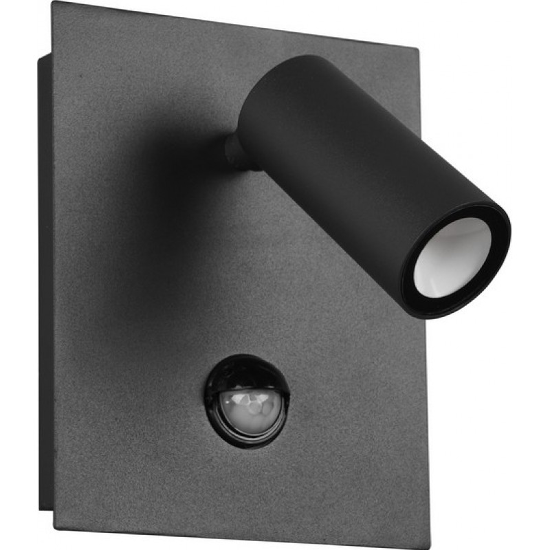 68,95 € Free Shipping | Outdoor wall light Trio Tunga 3.5W 3000K Warm light. 16×13 cm. Integrated LED. Motion sensor Terrace and garden. Modern Style. Cast aluminum. Anthracite Color