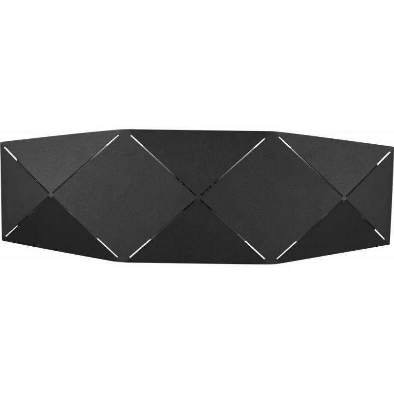 63,95 € Free Shipping | Indoor wall light Trio Zandor 13W 3000K Warm light. 40×13 cm. Integrated LED Living room and bedroom. Modern Style. Metal casting. Black Color