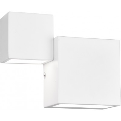 63,95 € Бесплатная доставка | Настенный светильник для дома Trio Miguel 6W 3000K Теплый свет. 21×17 cm. встроенный светодиод Металл. Белый Цвет