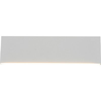 Lampada da parete per interni Trio Concha 6W 3000K Luce calda. 28×8 cm. LED integrato Soggiorno e camera da letto. Stile moderno. Metallo. Colore bianca