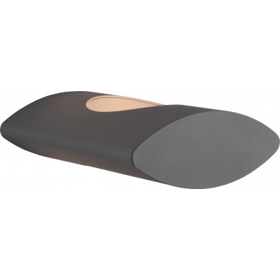 Applique murale d'extérieur Trio Katun 5W 3000K Lumière chaude. 18×7 cm. LED intégrée Fonte d'aluminium. Couleur anthracite