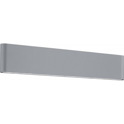111,95 € Free Shipping | Outdoor wall light Trio Thames II 8W 3000K Warm light. 47×9 cm. Integrated LED Terrace and garden. Modern Style. Cast aluminum. Gray Color