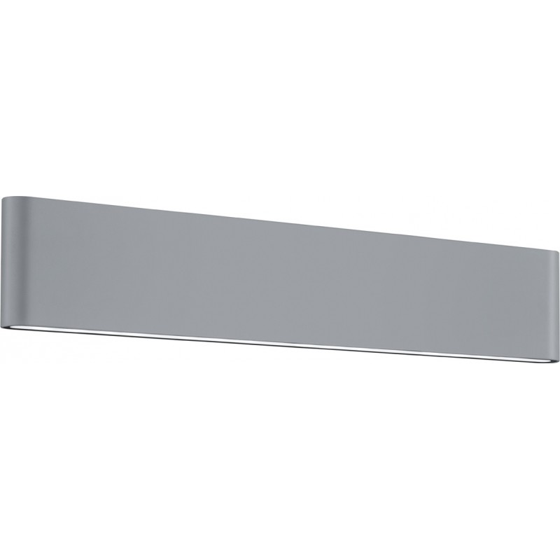 104,95 € Free Shipping | Outdoor wall light Trio Thames II 8W 3000K Warm light. 47×9 cm. Integrated LED Terrace and garden. Modern Style. Cast aluminum. Gray Color