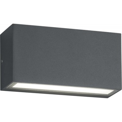 46,95 € Free Shipping | Outdoor wall light Trio Trent 10W 3000K Warm light. 14×5 cm. Integrated LED Terrace and garden. Modern Style. Cast aluminum. Anthracite Color