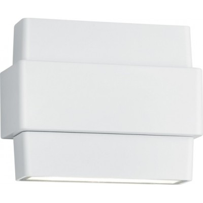 Aplique de pared exterior Trio Padma 4.5W 3000K Luz cálida. 14×11 cm. LED integrado. Luz direccional Terraza y jardín. Estilo moderno. Aluminio fundido. Color blanco