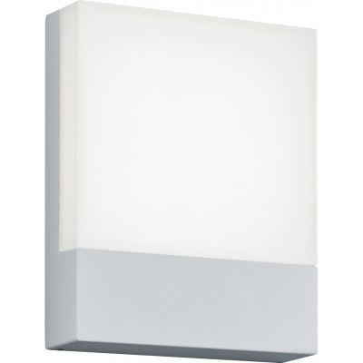 Außenwandleuchte Trio Pecos 6W 3000K Warmes Licht. 20×16 cm. Integrierte LED Terrasse und garten. Modern Stil. Aluminiumguss. Weiß Farbe