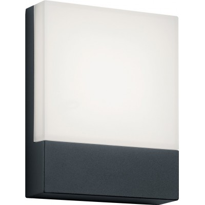 91,95 € Envío gratis | Aplique de pared exterior Trio Pecos 6W 3000K Luz cálida. 20×16 cm. LED integrado Aluminio fundido. Color antracita