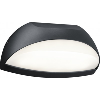 53,95 € Envio grátis | Aplique de parede ao ar livre Trio Muga 5W 3000K Luz quente. 19×16 cm. LED integrado Alumínio fundido. Cor antracite