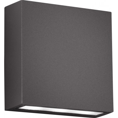 51,95 € Envío gratis | Aplique de pared exterior Trio Thames 3W 3000K Luz cálida. 14×14 cm. LED integrado Aluminio fundido. Color antracita