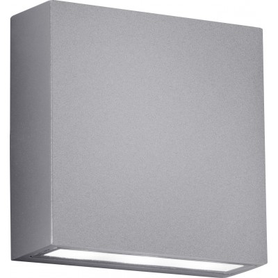 57,95 € Free Shipping | Outdoor wall light Trio Thames 3W 3000K Warm light. 14×14 cm. Integrated LED Terrace and garden. Modern Style. Cast aluminum. Gray Color