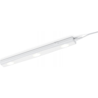 Deckenlampe Trio Aragon 1W 3000K Warmes Licht. 40×4 cm. Integrierte LED Küche. Modern Stil. Plastik und Polycarbonat. Weiß Farbe