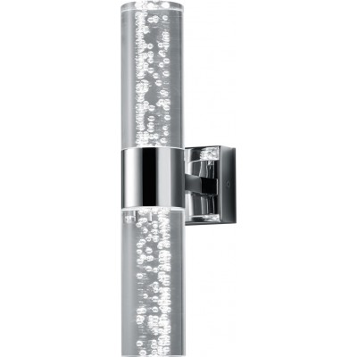 Настенный светильник для дома Trio Bolsa 3.2W 3000K Теплый свет. 30×7 cm. встроенный светодиод Ванная комната. Современный Стиль. Металл. Покрытый хром Цвет