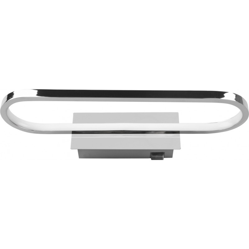81,95 € Free Shipping | Indoor wall light Trio Gianni 17W 3000K Warm light. 40×15 cm. Integrated LED Bathroom. Modern Style. Metal casting. Plated chrome Color