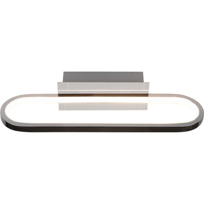 81,95 € Free Shipping | Indoor wall light Trio Gianni 17W 3000K Warm light. 40×15 cm. Integrated LED Bathroom. Modern Style. Metal casting. Plated chrome Color