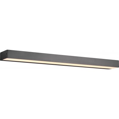 98,95 € Free Shipping | Indoor wall light Trio Rocco 8W 3000K Warm light. 60×4 cm. Integrated LED Bathroom. Modern Style. Aluminum. Black Color
