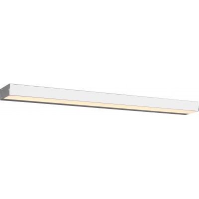 132,95 € Free Shipping | Furniture lighting Trio Rocco 13W 3000K Warm light. 90×4 cm. Integrated LED Aluminum. Plated chrome Color