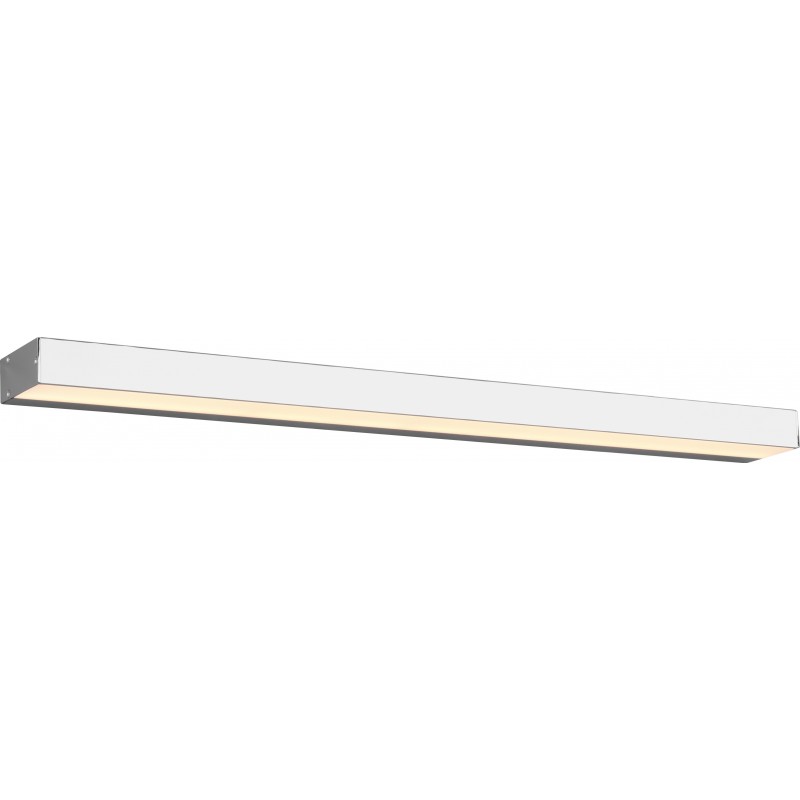 138,95 € Free Shipping | Furniture lighting Trio Rocco 13W 3000K Warm light. 90×4 cm. Integrated LED Bathroom. Modern Style. Aluminum. Plated chrome Color