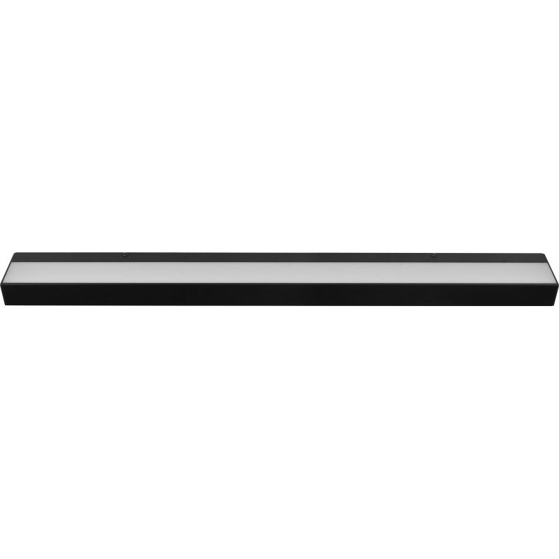 111,95 € Free Shipping | Indoor wall light Trio Rocco 13W 3000K Warm light. 90×4 cm. Integrated LED Bathroom. Modern Style. Aluminum. Black Color