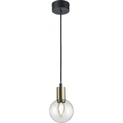 22,95 € Envoi gratuit | Lampe à suspension Trio Nacho Ø 12 cm. Métal. Couleur noir