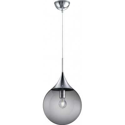 46,95 € Spedizione Gratuita | Lampada a sospensione Trio Midas Ø 30 cm. Metallo. Colore cromato