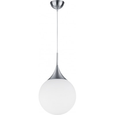 Lámpara colgante Trio Midas Ø 30 cm. Metal. Color níquel mate