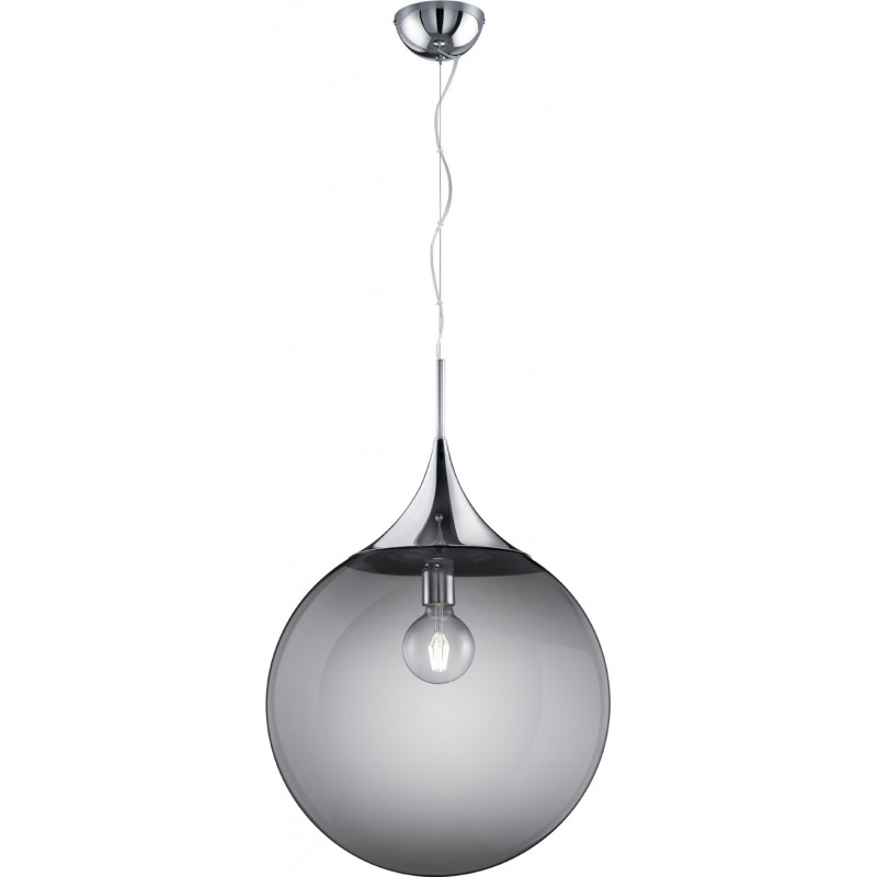 99,95 € Free Shipping | Hanging lamp Trio Midas Ø 45 cm. Living room and bedroom. Modern Style. Metal casting. Plated chrome Color