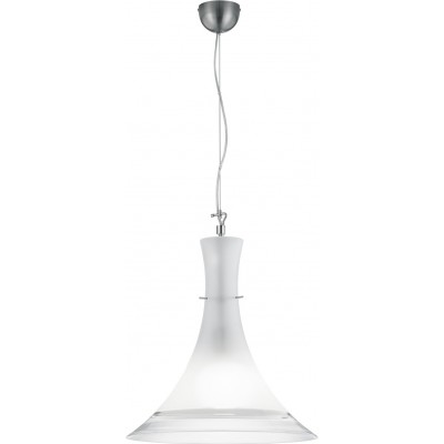 Lampe à suspension Trio Almada Ø 45 cm. Salle et chambre. Style moderne. Métal. Couleur nickel mat