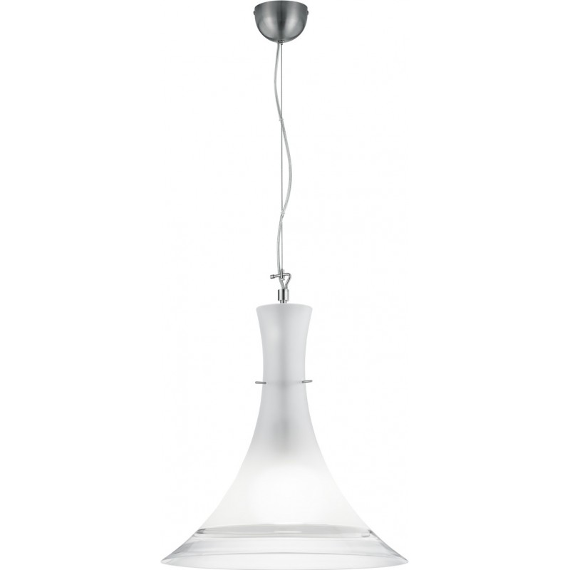 244,95 € Free Shipping | Hanging lamp Trio Almada Ø 45 cm. Living room and bedroom. Modern Style. Metal casting. Matt nickel Color