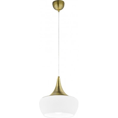 Hanging lamp Trio Trumpet Ø 30 cm. Living room and bedroom. Modern Style. Metal casting. Old copper Color
