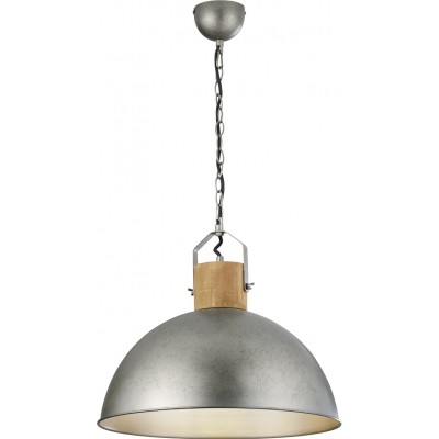 133,95 € Free Shipping | Hanging lamp Trio Delhi Ø 45 cm. Living room and bedroom. Vintage Style. Metal casting. Old nickel Color