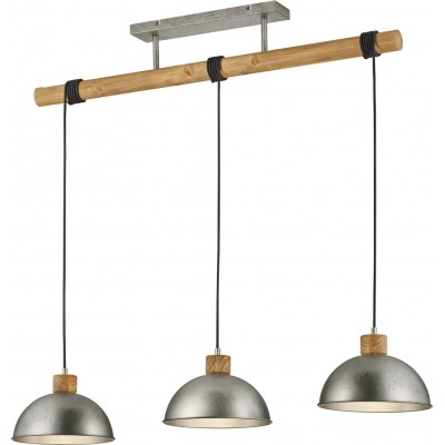 Подвесной светильник Trio Delhi 215×108 cm. Металл. Старый никель Цвет