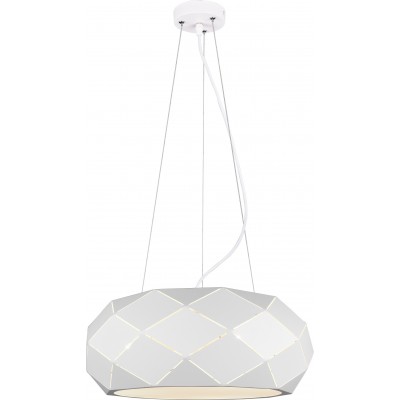178,95 € Free Shipping | Hanging lamp Trio Zandor Ø 50 cm. Kitchen. Modern Style. Metal casting. White Color