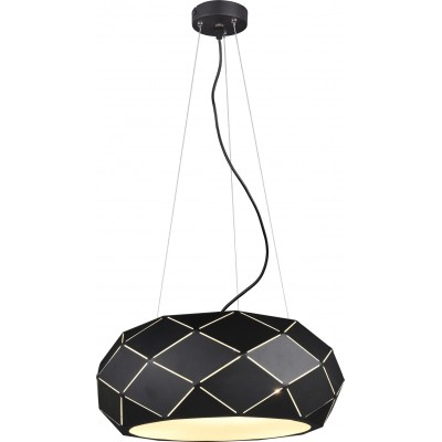 189,95 € Free Shipping | Hanging lamp Trio Zandor Ø 50 cm. Kitchen. Modern Style. Metal casting. Black Color