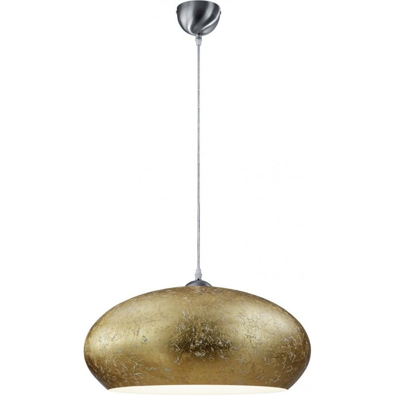 95,95 € Free Shipping | Hanging lamp Trio Ottawa Ø 50 cm. Kitchen. Modern Style. Metal casting. Matt nickel Color