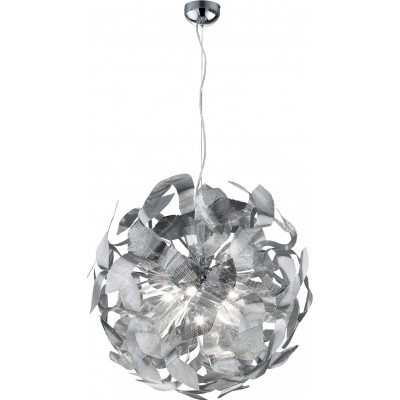 Hanging lamp Trio Douglas Ø 70 cm. Living room and bedroom. Modern Style. Metal casting. Plated chrome Color