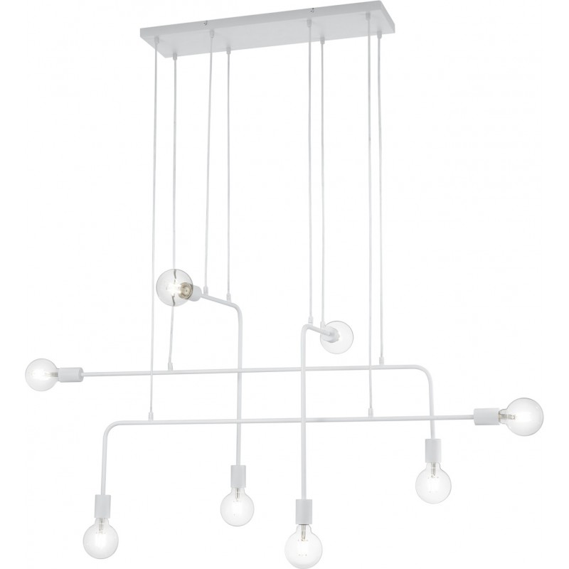98,95 € Free Shipping | Chandelier Trio Connor 150×126 cm. Living room and bedroom. Modern Style. Metal casting. White Color