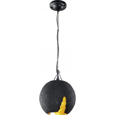 41,95 € Free Shipping | Hanging lamp Trio Eva Ø 25 cm. Metal casting. Golden Color