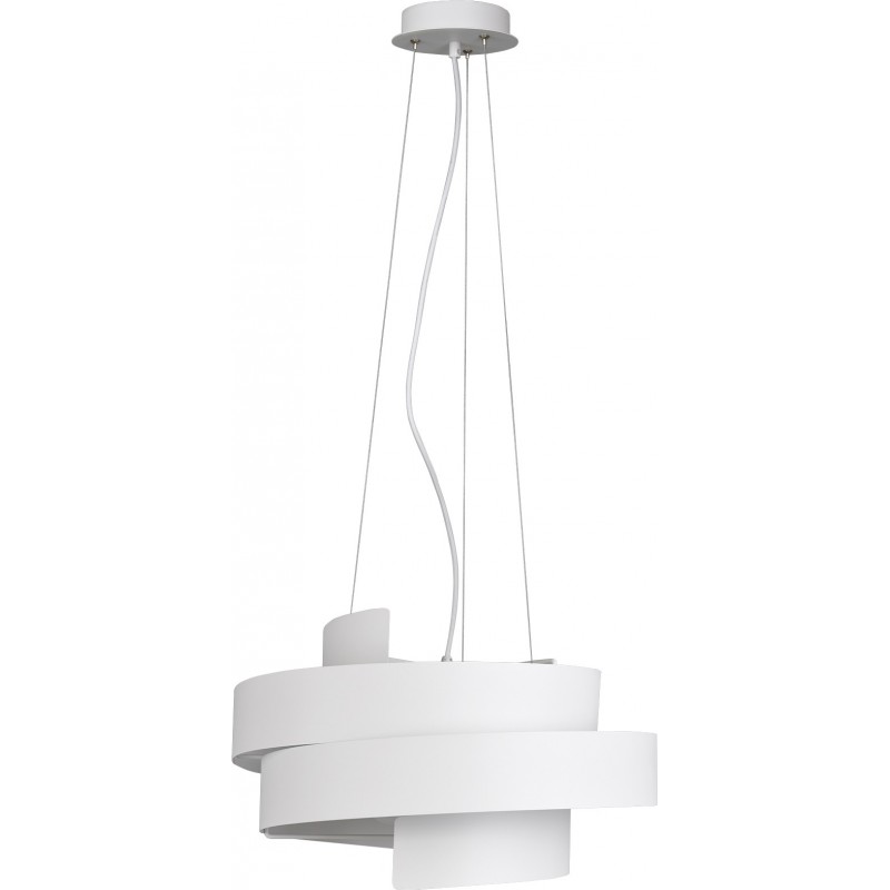 172,95 € Free Shipping | Hanging lamp Trio Holly Ø 48 cm. Living room and bedroom. Modern Style. Metal casting. White Color