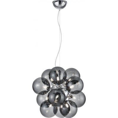 Hanging lamp Trio Alicia Ø 45 cm. Living room and bedroom. Modern Style. Metal casting. Plated chrome Color