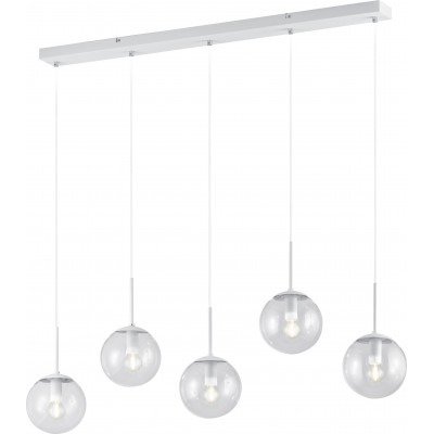Hanging lamp Trio Balini 150×100 cm. Living room and bedroom. Modern Style. Metal casting. White Color