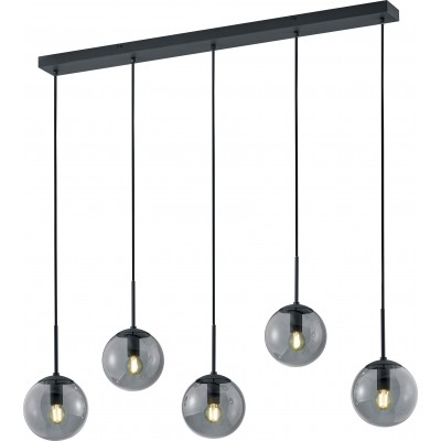 Hanging lamp Trio Balini 150×100 cm. Living room and bedroom. Modern Style. Metal casting. Anthracite Color