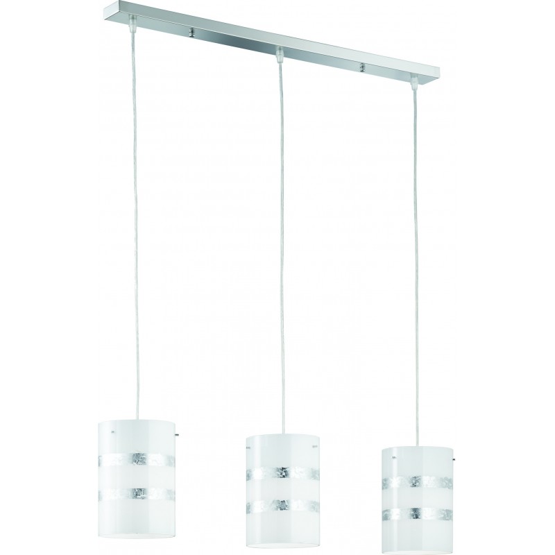 59,95 € Free Shipping | Hanging lamp Trio Nikosia 150×80 cm. Living room and bedroom. Modern Style. Metal casting. Plated chrome Color
