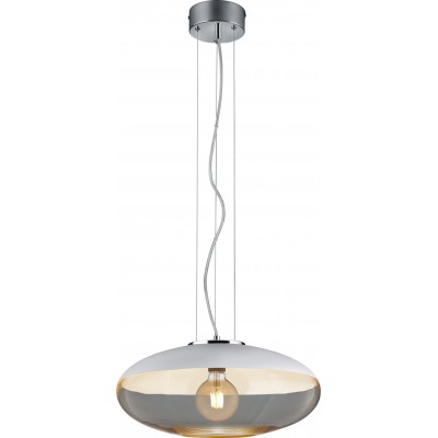 Hanging lamp Trio Porto Ø 39 cm. Living room and bedroom. Modern Style. Metal casting. Plated chrome Color